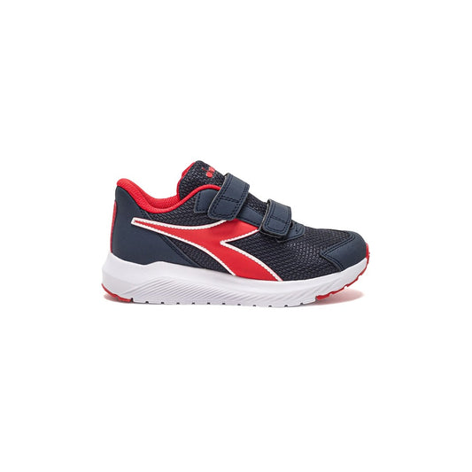 101.180237-C0172 Diadora Calzados Deportivos Niños Running Falcon_4_Jr_V Blue Corsair /High Risk Red