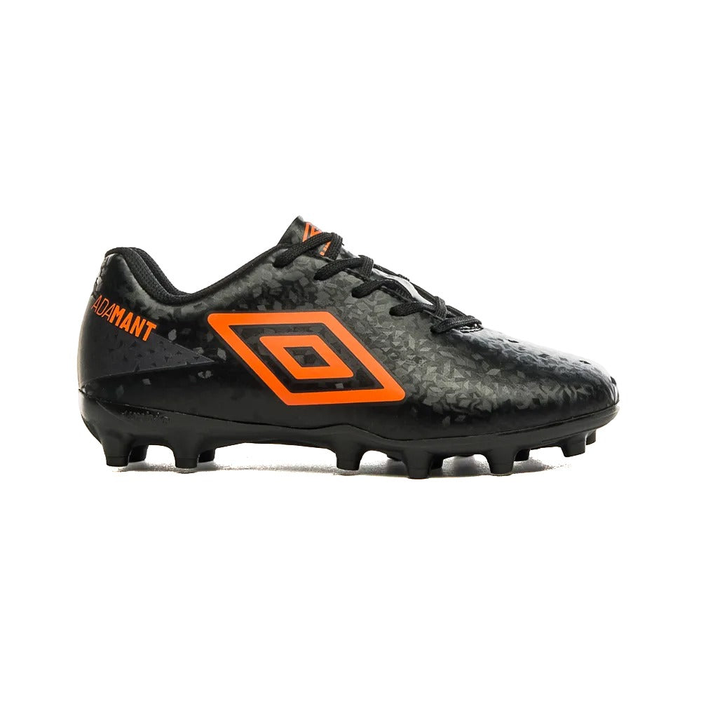 U07FB079-160 Umbro Calzados Futbol Campo Adamant_Jr. Negro/Naranja/Furtacor