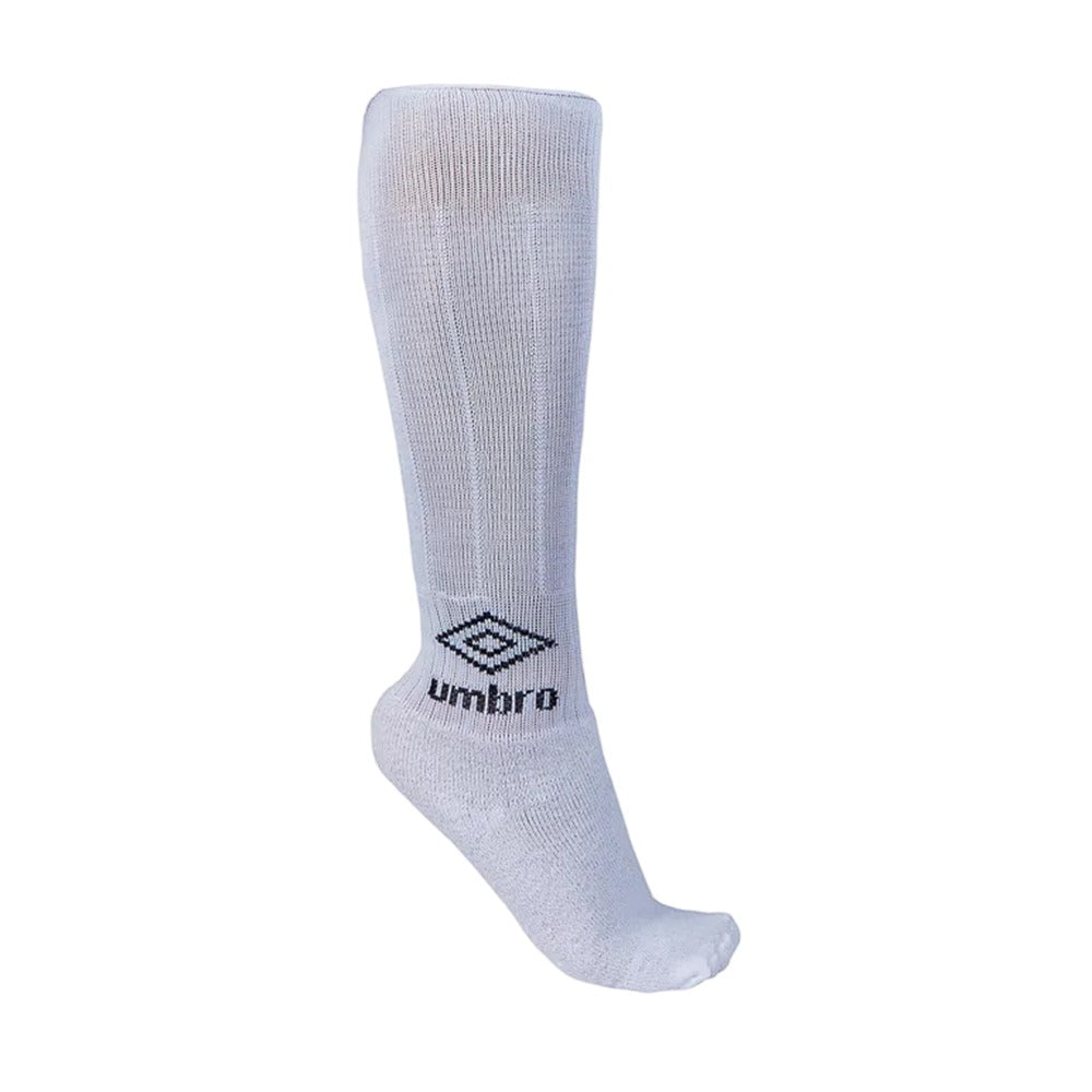 U27TW015-222 Umbro Accesorios Medias Ninhos Futbol Long_Socks_Classic Blanco