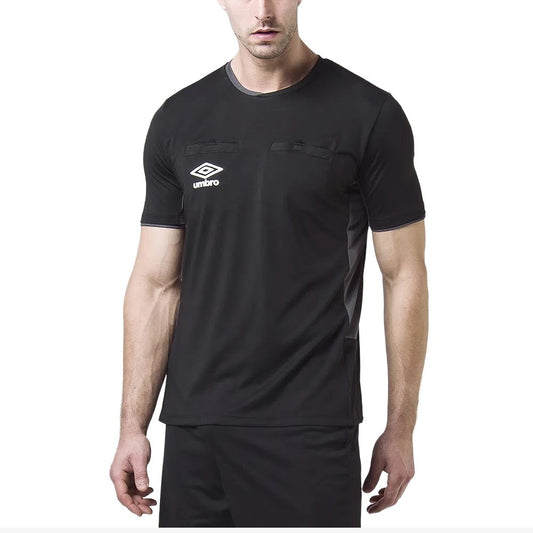 6T160201-181 Umbro Prendas Masculino T-Shirts Arbitro_TWR_Fit Negro/Grafito