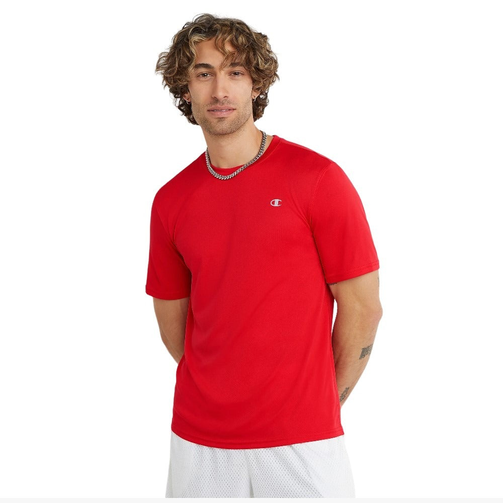 T0022-040 Champion Prendas Remeras Masculino Double Dry Core Tee Scarlet