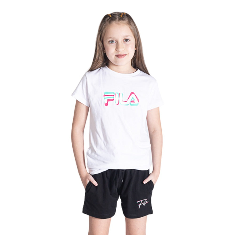 SS24SPG071-100 Fila Prendas Remeras Niños Alyesha_T_Shirts White