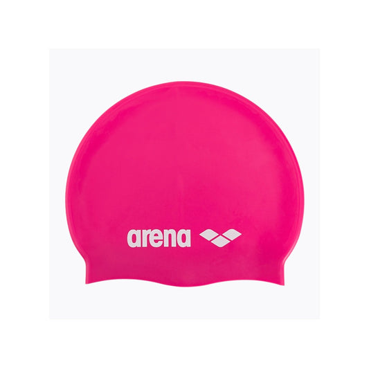 91662-91 Arena Accesorios Gorras_de_Natacion Unisex Classic_Silicone Fuchsia_White