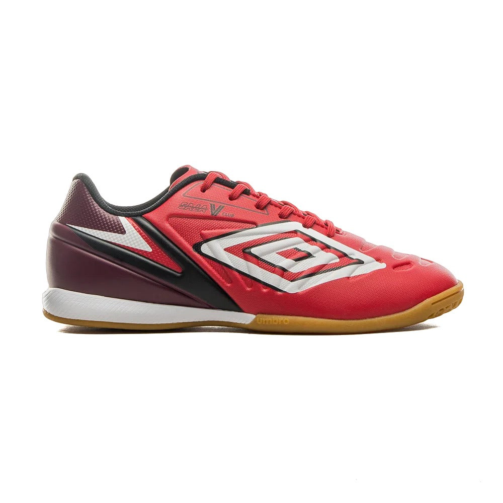 U01FB00124-421 Umbro Calzados Masculino Futbol_Indoor Sala_V_Club Rojo/Blanco/Negro