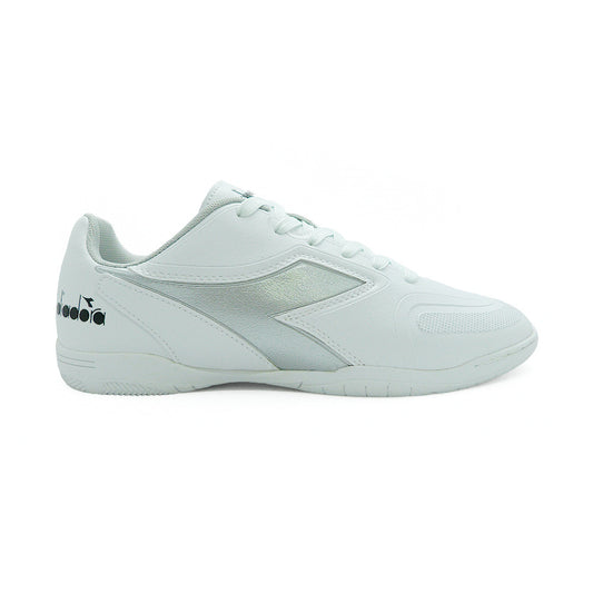 BARRICADE-ID-M-1181 Diadora Calzados Masculino Futbol_Indoor Barricade White/Silver