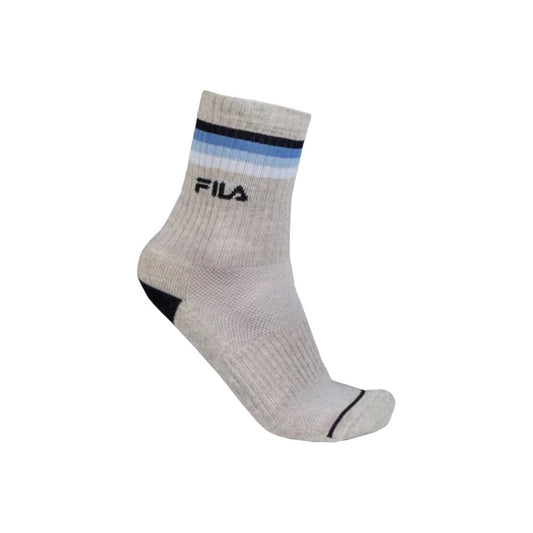 F23L00195-3188 Fila Accesorios Moda Medias Unisex Stripes Mezcla_Blanco