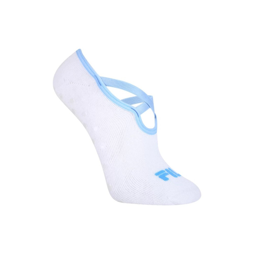 F23AT00046-1307 Fila Accesorios Yoga Medias Unisex Active Blanco/Azul_Delave478862-1