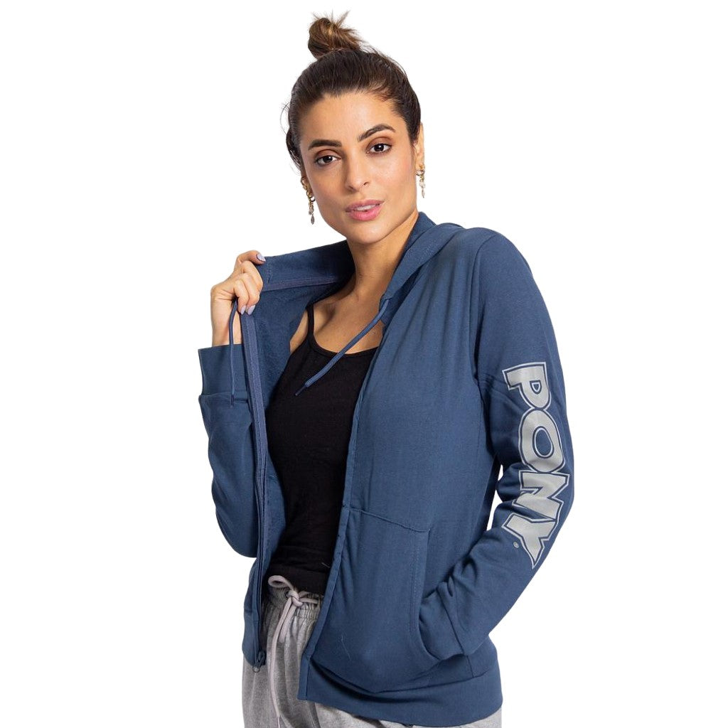 W21008L-14 Pony Prendas Hoodie_With_Zip Femenino W21008L-14 Grey