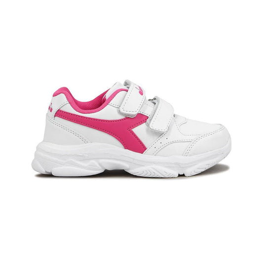 WIMBLEDON-K-1137 Diadora Calzados Ninos Wimbledon_Velcro White/Fuchsia