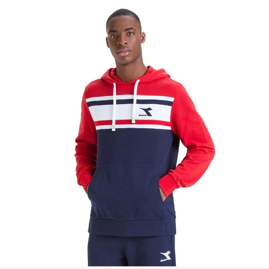 102.179286-45033 Diadora Prendas Hoddie Masculino Hoodie Slam Carmine_Red