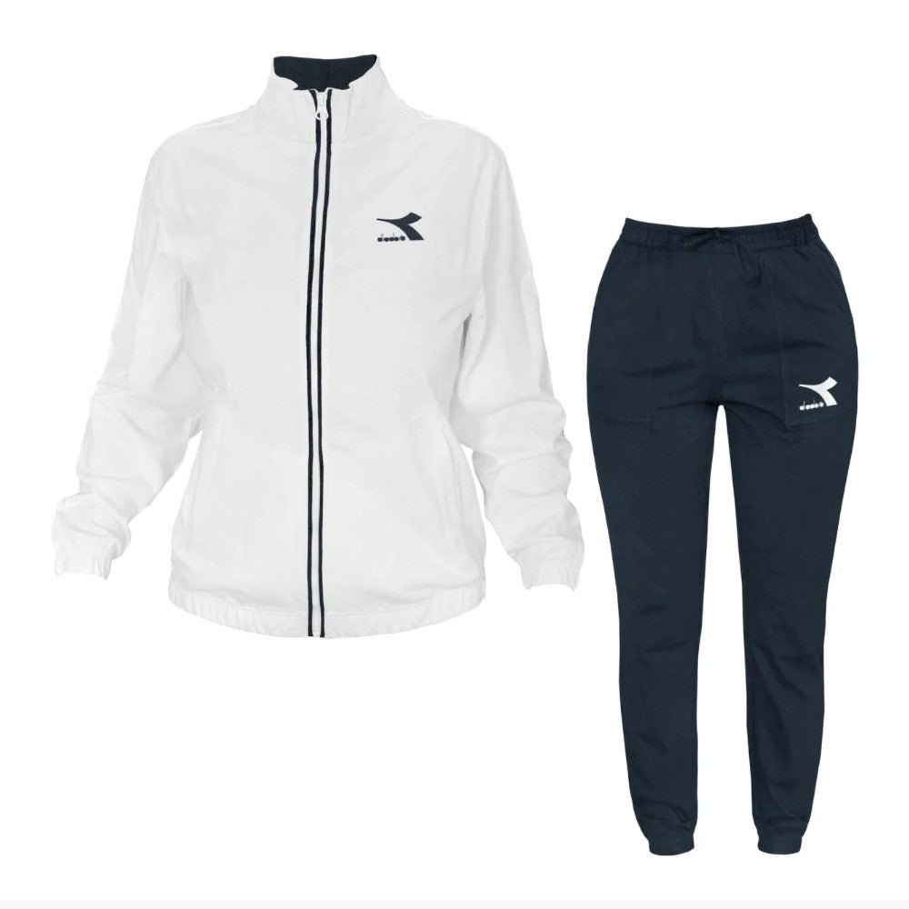 102.179377-20002 Diadora Prendas Conjunto Femenino Trackusuit_Fz_Core Optical_White