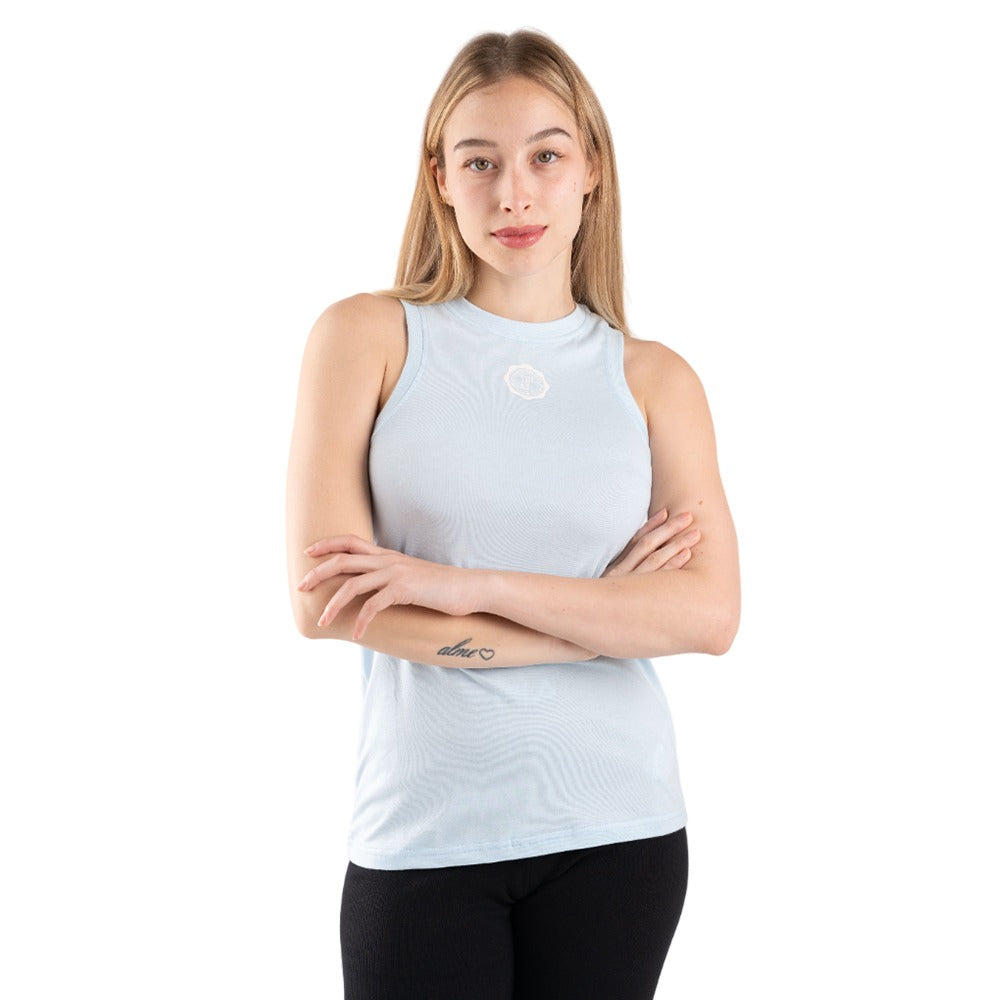 SS24SPW074-799 Fila Prendas Camisillas Femenino Hilary_Racer Vest Ice_Water