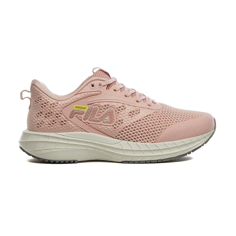 F02TR00005-6059 Fila Calzados Running Femenino Compass Rosa/Blanco/Lima