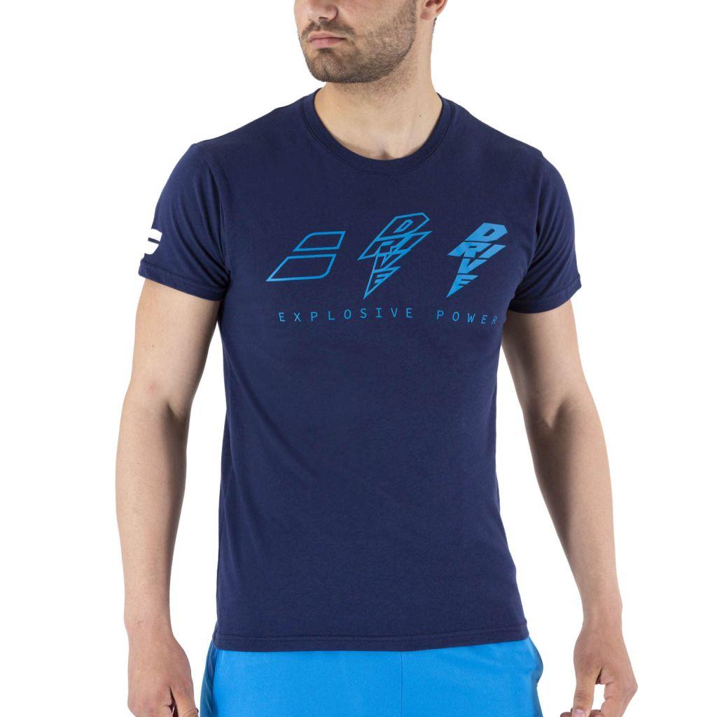 4US21441X-4086 Babolat Prendas T-Shirt Masculino Drive Drive_Blue