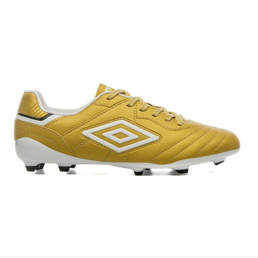 0F70122-921 Umbro Calzados Futbol_Campo Masculino Speciali_III_League Dorado/Blanco/Negro