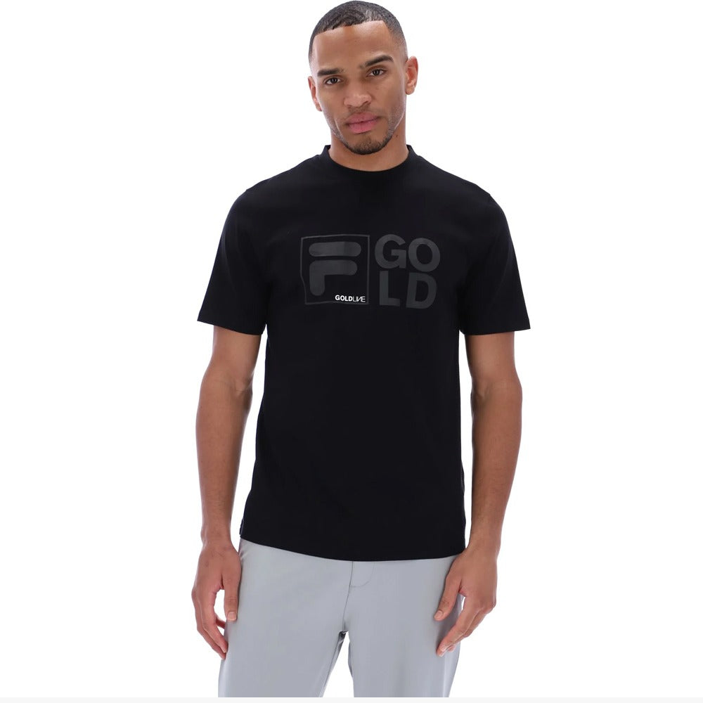 SS24MG005-001 Fila Prendas Remeras Masculino Jax_Archive_Influence_Graphic_Tee Black