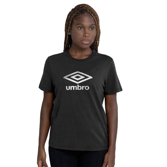 U12L00584-111 Umbro Prendas Remeras Femenino Moda Essential_Gradient Negro