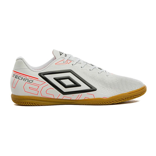 U01FB00167-216 Umbro Calzados Futbol Indoor Masculino Techno Blanco/Preto/Naranja