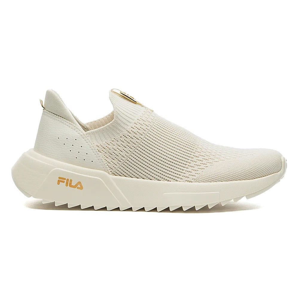 F02TR00009-6151 Fila Calzados Lifestyle Femenino Moda Calzini_II Beige/Oro