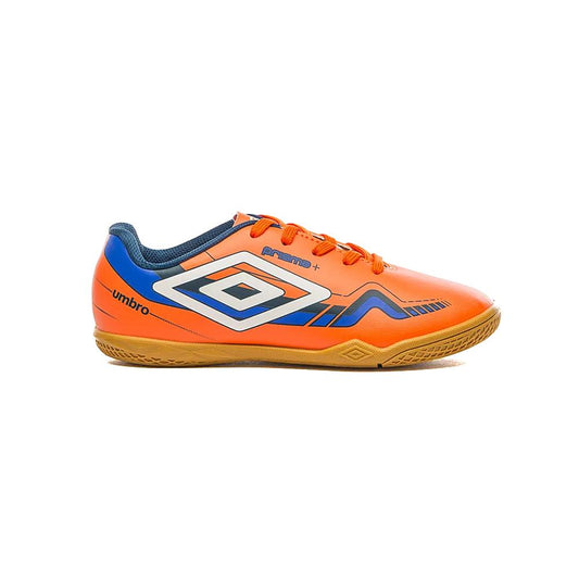 U07FB00147-623 Umbro Calzados Futbol Indoor Niños Prisma+_Jr Naranja/Blanco/Roya