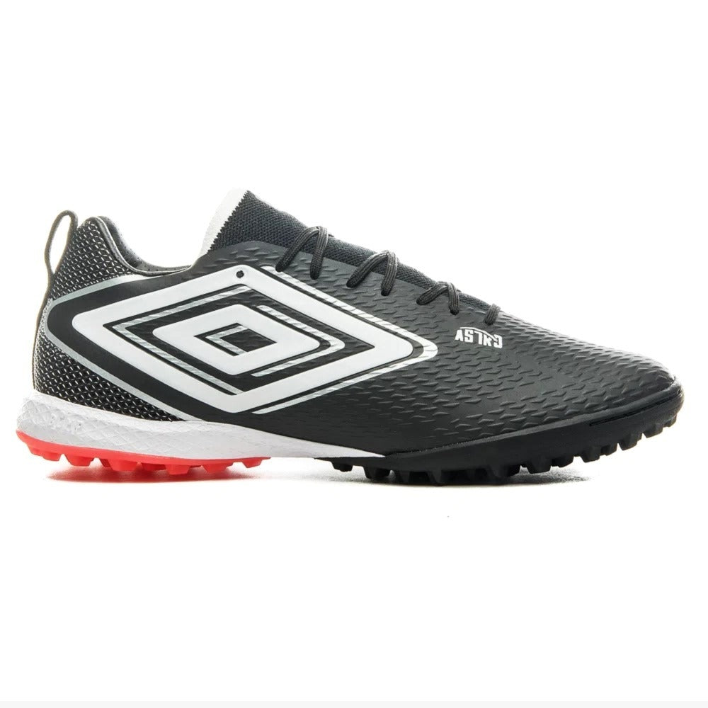 U03FB00091-120 Umbro Calzados Futbol_Society Unisex Astro Negro/Blanco/Coral