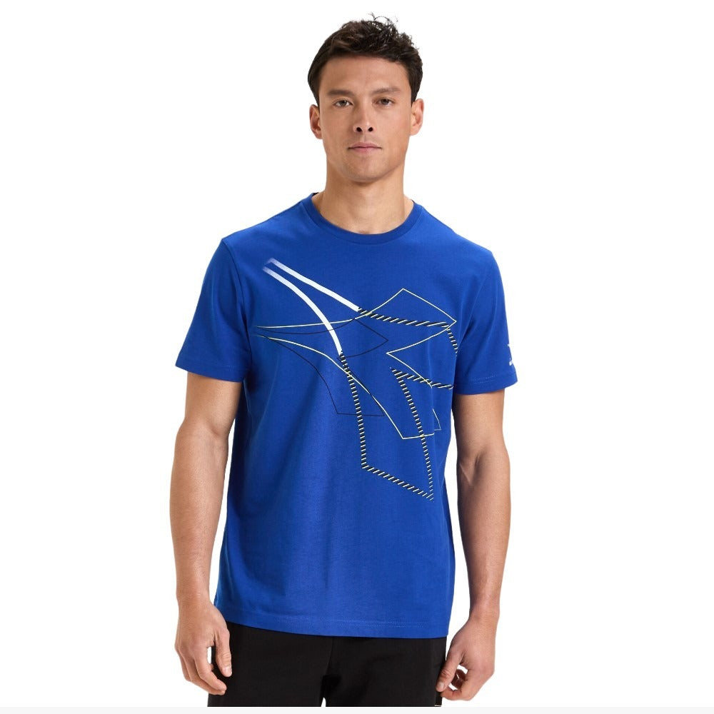 102.178167-60051 Diadora Prendas T-Shirt Masculino Twist Blue