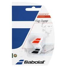 700032-189 Babolat Accesorios Antivibrador Flag_Damp_X2 Negro/Rojo_Fluor