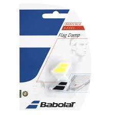 700032-142 Babolat Accesorios Antivibrador Flag_Damp_X2 Negro/Amarillo